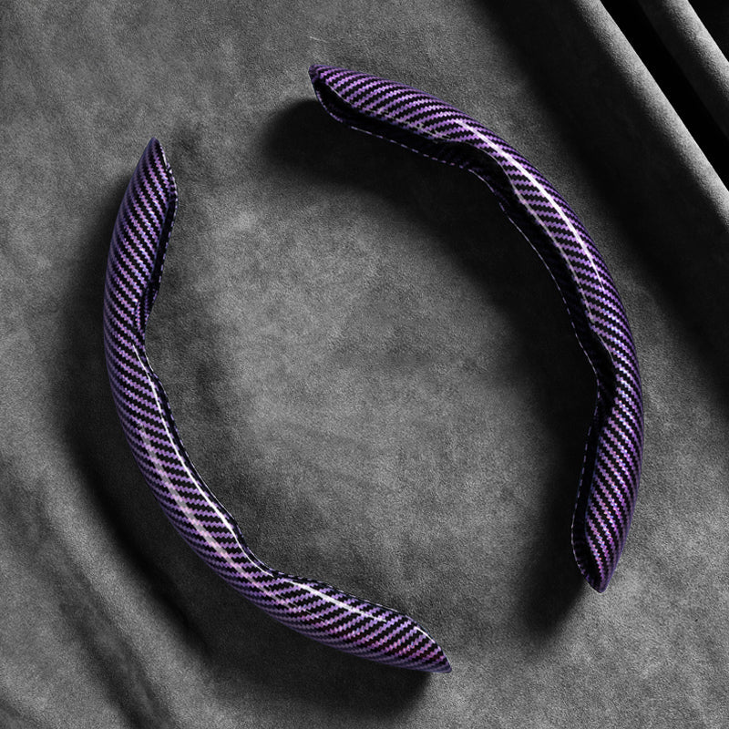 🏆LAST DAY 49% OFF🚗Universal Carbon Fiber Steering Wheel Cover