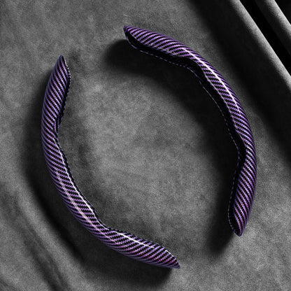 🏆LAST DAY 49% OFF🚗Universal Carbon Fiber Steering Wheel Cover