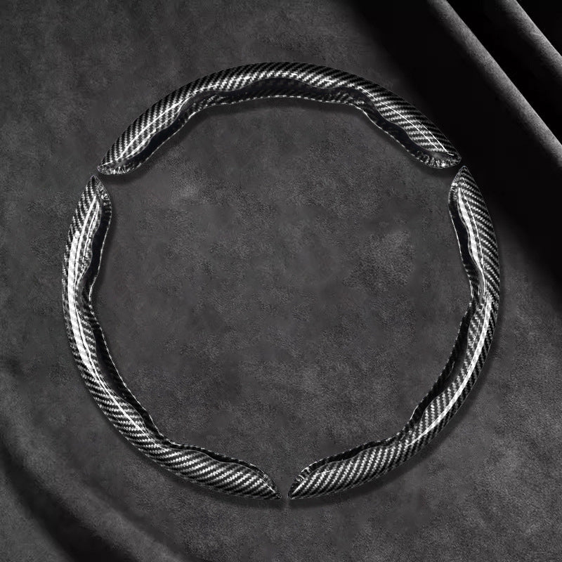 🏆LAST DAY 49% OFF🚗Universal Carbon Fiber Steering Wheel Cover