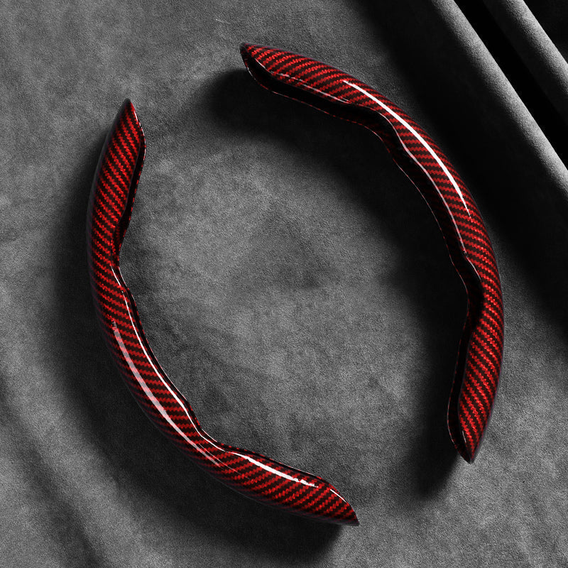🏆LAST DAY 49% OFF🚗Universal Carbon Fiber Steering Wheel Cover