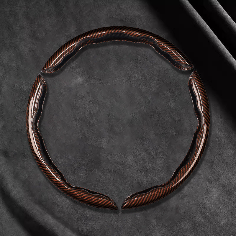 🏆LAST DAY 49% OFF🚗Universal Carbon Fiber Steering Wheel Cover