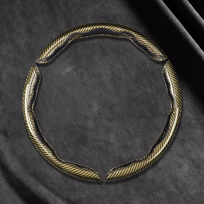 🏆LAST DAY 49% OFF🚗Universal Carbon Fiber Steering Wheel Cover
