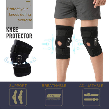 🦵 49% OFF NOW! 🛡️ Knee Support Brace – Adjustable Steel Support, Shock-Absorbing Pads & Breathable Fit 💪