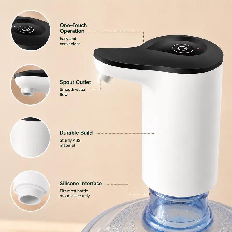📢📢53% OFF !! ⏰ Electric Water Dispenser Pump – Household Gadget 🚰