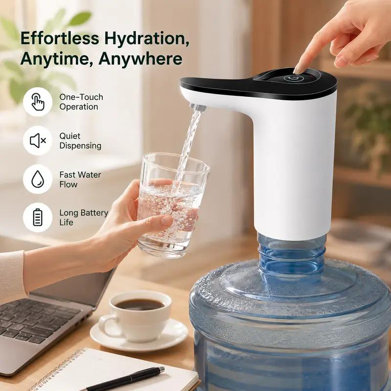 📢📢53% OFF !! ⏰ Electric Water Dispenser Pump – Household Gadget 🚰