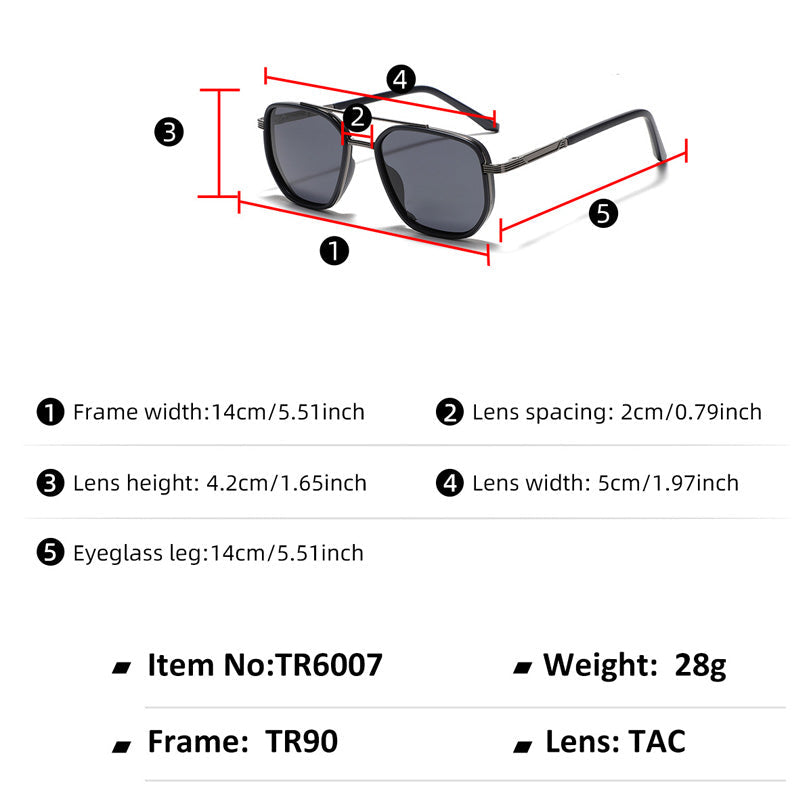 📢📢48% OFF !! ⏰Polarized UV400 Square Sunglasses