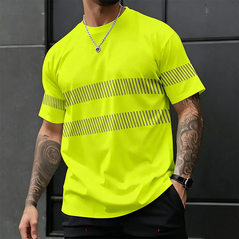 Men's High Visibility Reflective Safety Work Top 🦺 Be Seen, Stay Safe – Built for the Toughest Jobs on Site ✨
