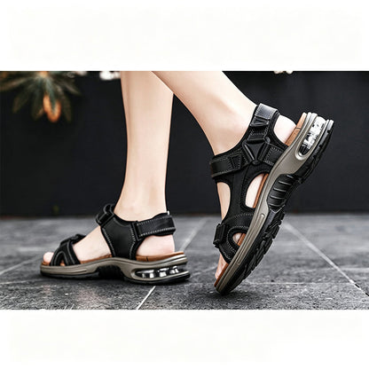 👟 49% OFF NOW! 💨 Men’s Air Cushion Sports Sandals – Cushioned Midsole, Flexible Bendable Sole, Non-Slip Rubber Outsole & Adjustable Straps ✨