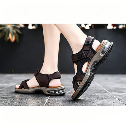 👟 49% OFF NOW! 💨 Men’s Air Cushion Sports Sandals – Cushioned Midsole, Flexible Bendable Sole, Non-Slip Rubber Outsole & Adjustable Straps ✨