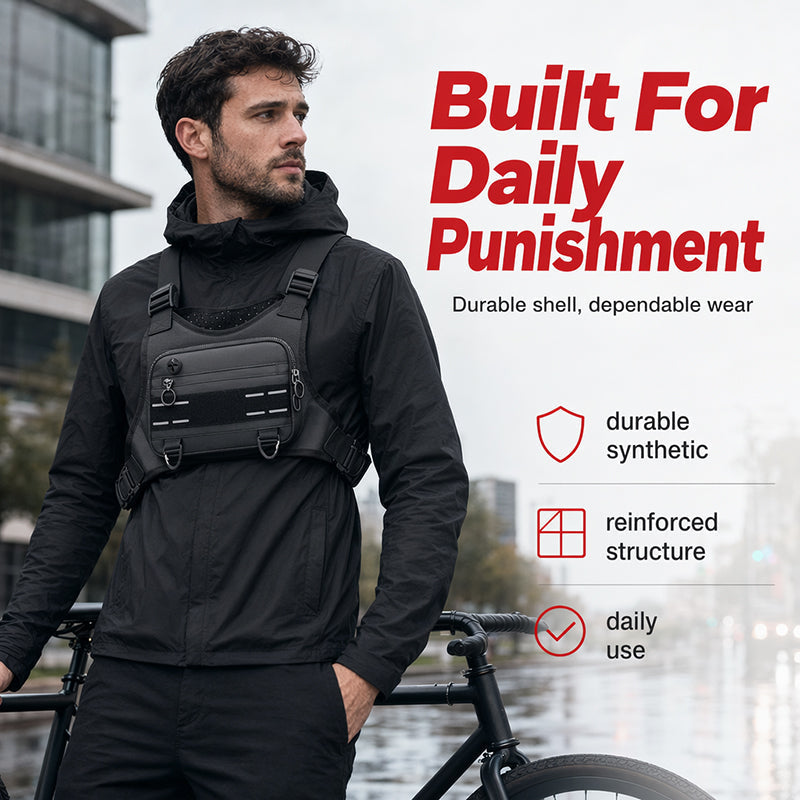 🎒 49% OFF NOW! 🏃 Lightweight Breathable Outdoor Chest Pack – Secure Carry, Ergonomic Fit & Durable Oxford Fabric – Perfect for Running, Hiking & Cycling ✨