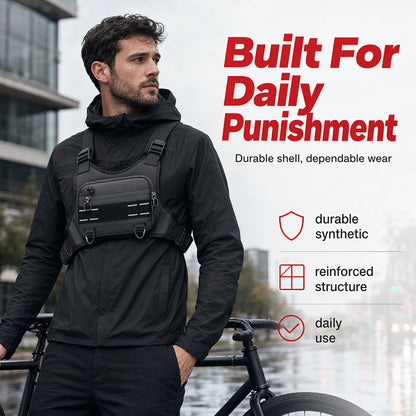 🎒 49% OFF NOW! 🏃 Lightweight Breathable Outdoor Chest Pack – Secure Carry, Ergonomic Fit & Durable Oxford Fabric – Perfect for Running, Hiking & Cycling ✨