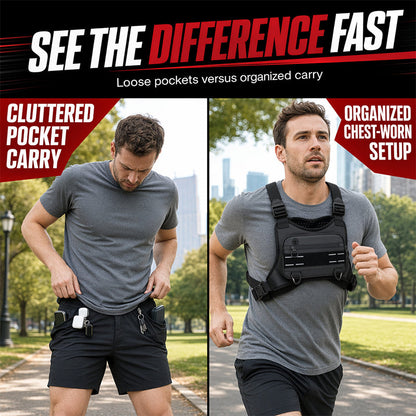 🎒 49% OFF NOW! 🏃 Lightweight Breathable Outdoor Chest Pack – Secure Carry, Ergonomic Fit & Durable Oxford Fabric – Perfect for Running, Hiking & Cycling ✨