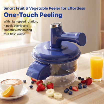 ⏳🔥LIMITED-TIME 49% OFF! ⏰Electric Fruit Peeler & Mixer – 2-in-1, USB Rechargeable, One-Touch, 10s Peel 🍎