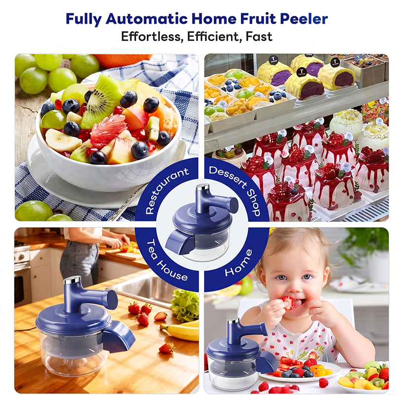 ⏳🔥LIMITED-TIME 49% OFF! ⏰Electric Fruit Peeler & Mixer – 2-in-1, USB Rechargeable, One-Touch, 10s Peel 🍎