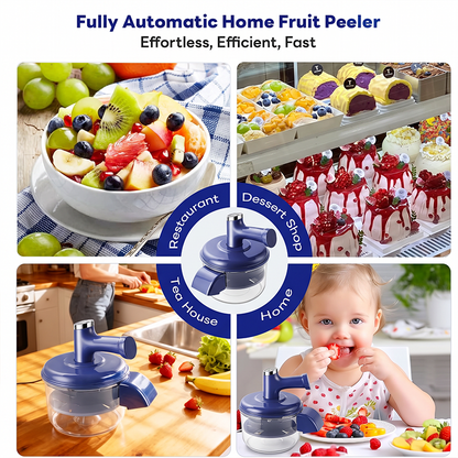 ⏳🔥LIMITED-TIME 49% OFF! ⏰Electric Fruit Peeler & Mixer – 2-in-1, USB Rechargeable, One-Touch, 10s Peel 🍎