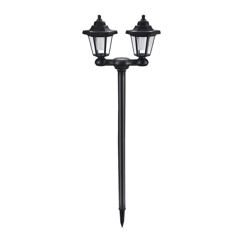 🏮 49% OFF NOW! ☀️Retro Solar Garden Lights Outdoor Double Head Hexagonal Street Lamp