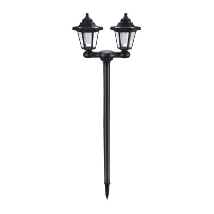 🏮 49% OFF NOW! ☀️Retro Solar Garden Lights Outdoor Double Head Hexagonal Street Lamp