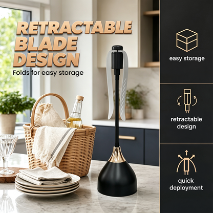 Rose Gold Flexible Fly Repellent Fan