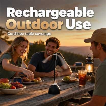 Rose Gold Flexible Fly Repellent Fan