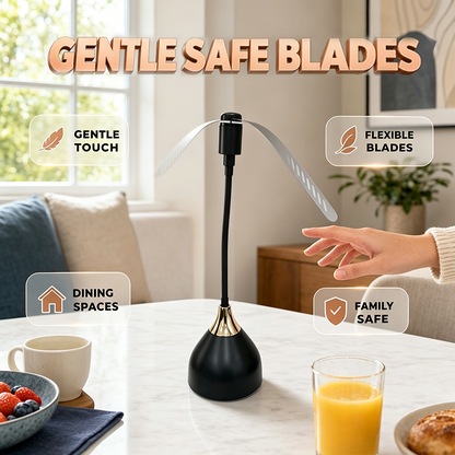 Rose Gold Flexible Fly Repellent Fan