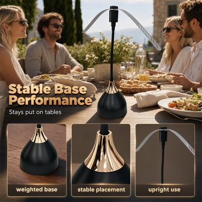 Rose Gold Flexible Fly Repellent Fan