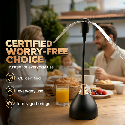 Rose Gold Flexible Fly Repellent Fan