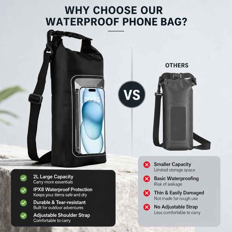 🏆LAST DAY 49% OFF💧Waterproof Touchscreen Dry Bag