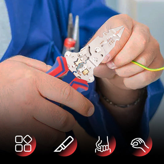📢📢49% OFF !! ⏰Multi-Functional Folding Electrician's Pliers With Electric Measuring Function
