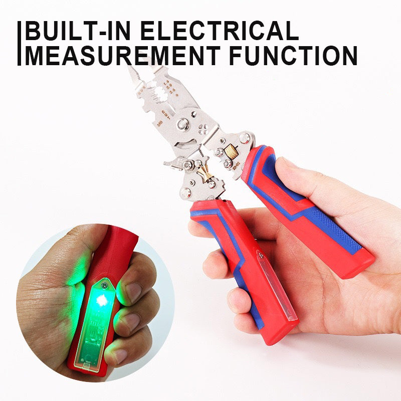 📢📢49% OFF !! ⏰Multi-Functional Folding Electrician's Pliers With Electric Measuring Function