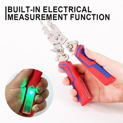 📢📢49% OFF !! ⏰Multi-Functional Folding Electrician's Pliers With Electric Measuring Function