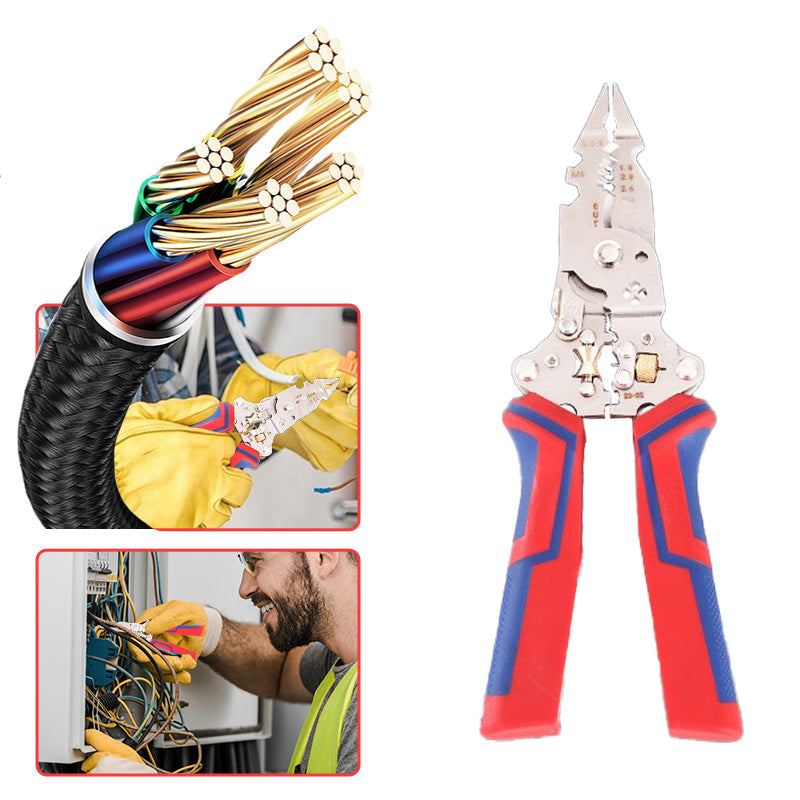 📢📢49% OFF !! ⏰Multi-Functional Folding Electrician's Pliers With Electric Measuring Function
