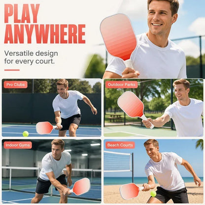 🥎 49% OFF NOW! Gradient Pink Pickleball Set – 2 Fibreglass Paddles, 4 Pickle Balls & Portable Carry Bag – USAPA Approved, Lightweight & Perfect for Beginners & Adults, Indoors & Outdoors ✨