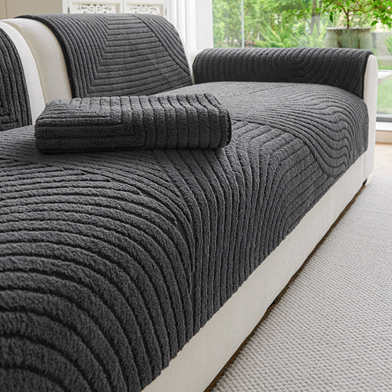 🛋️Cotton Velvet Winter Sofa Cushion Non-Slip Plush Couch Cover