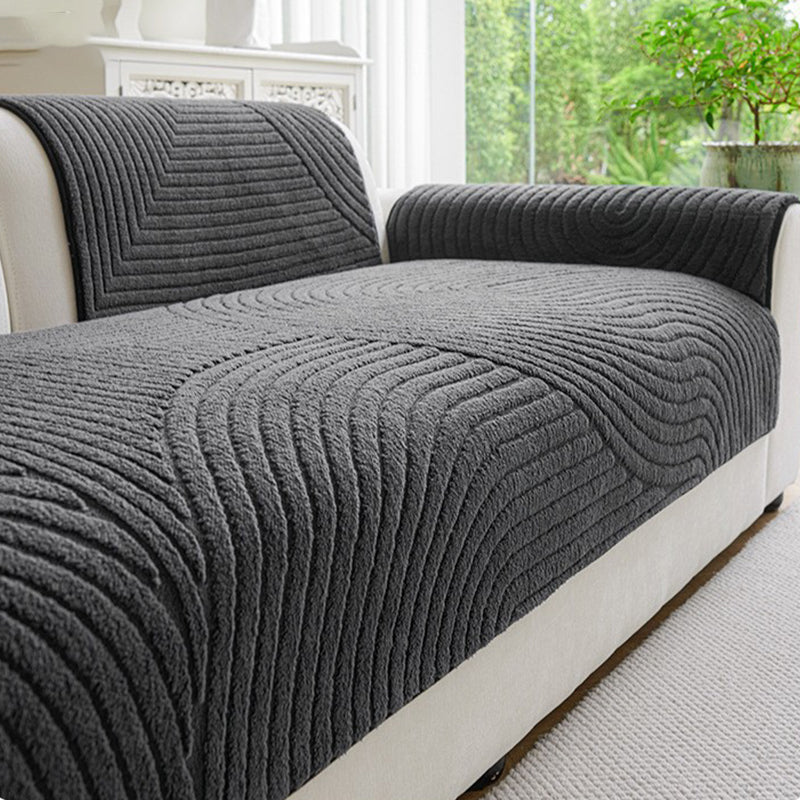 🛋️Cotton Velvet Winter Sofa Cushion Non-Slip Plush Couch Cover