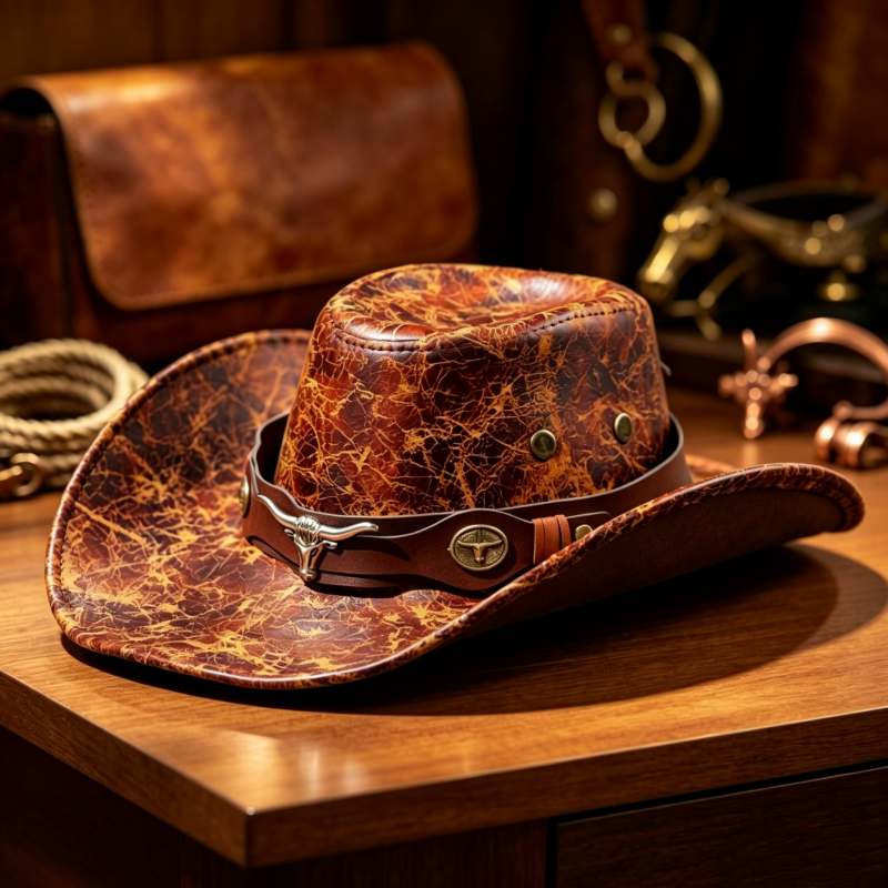 🎁 2026 New Arrivals 49% OFF！& ✈️ Free Shipping！💥Vintage Wide-Brim Cowboy Hat with Adjustable Strap – Timeless Western Style & Perfect Sun Protection 🌵✨