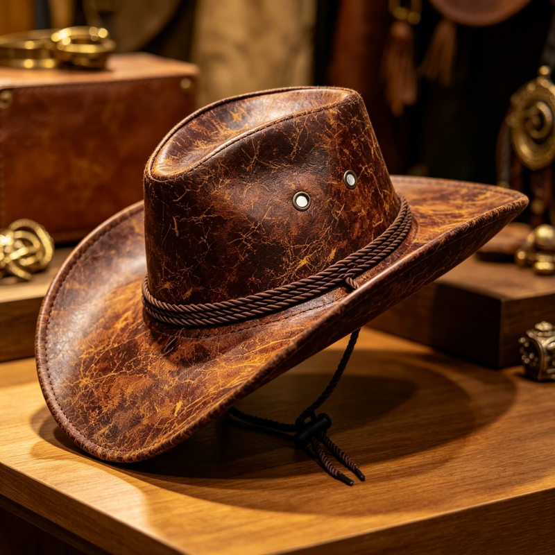 🎁 2026 New Arrivals 49% OFF！& ✈️ Free Shipping！💥Vintage Wide-Brim Cowboy Hat with Adjustable Strap – Timeless Western Style & Perfect Sun Protection 🌵✨