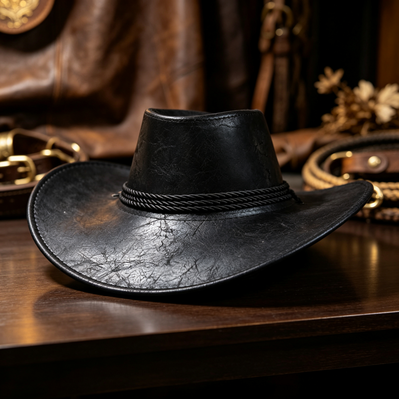 🎁 2026 New Arrivals 49% OFF！& ✈️ Free Shipping！💥Vintage Wide-Brim Cowboy Hat with Adjustable Strap – Timeless Western Style & Perfect Sun Protection 🌵✨