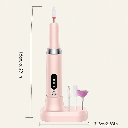 ⏰ 49% OFF💅🔋 Cordless Electric Nail Drill Machine with Charging Base – Professional Manicure at Home! | Portable, Rechargeable & Ready Anytime ✨