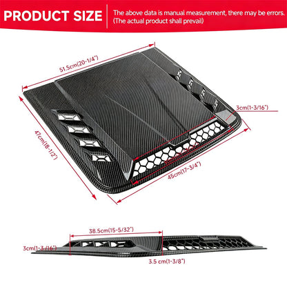 ⏳Time-Limited Special⏰Universal Car Hood Vent Bonnet Scoop Decorative Cover ABS Car Styling Accessories