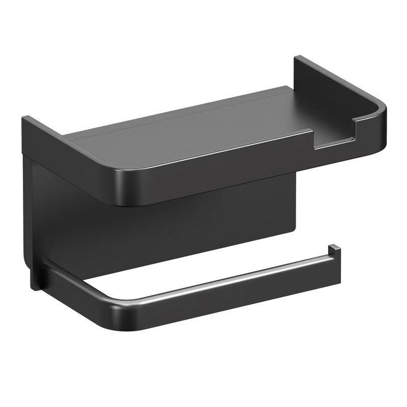 🏆Limited-time offer: just £9.99🧻Wall-Mounted Toilet Paper Holder with Storage Shelf