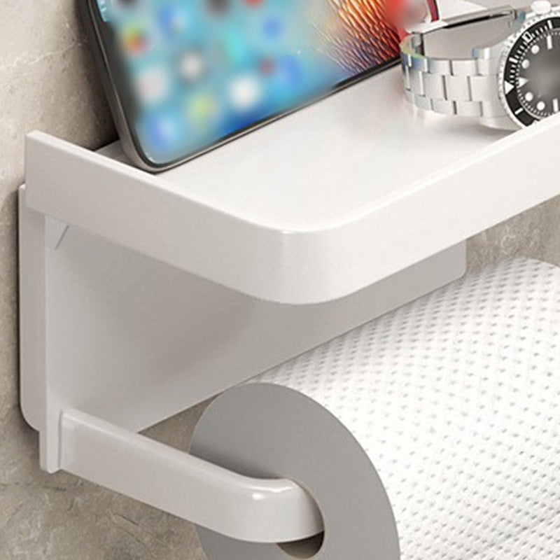 🏆Limited-time offer: just £9.99🧻Wall-Mounted Toilet Paper Holder with Storage Shelf