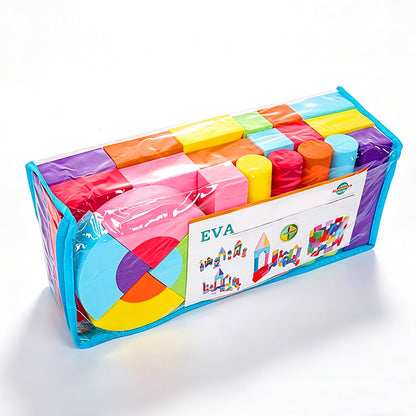 📢📢 49% OFF !! ⏰ Kids' Soft EVA Foam Building Blocks Set – Lightweight, Safe & Perfect for Creative Play 🧱✨