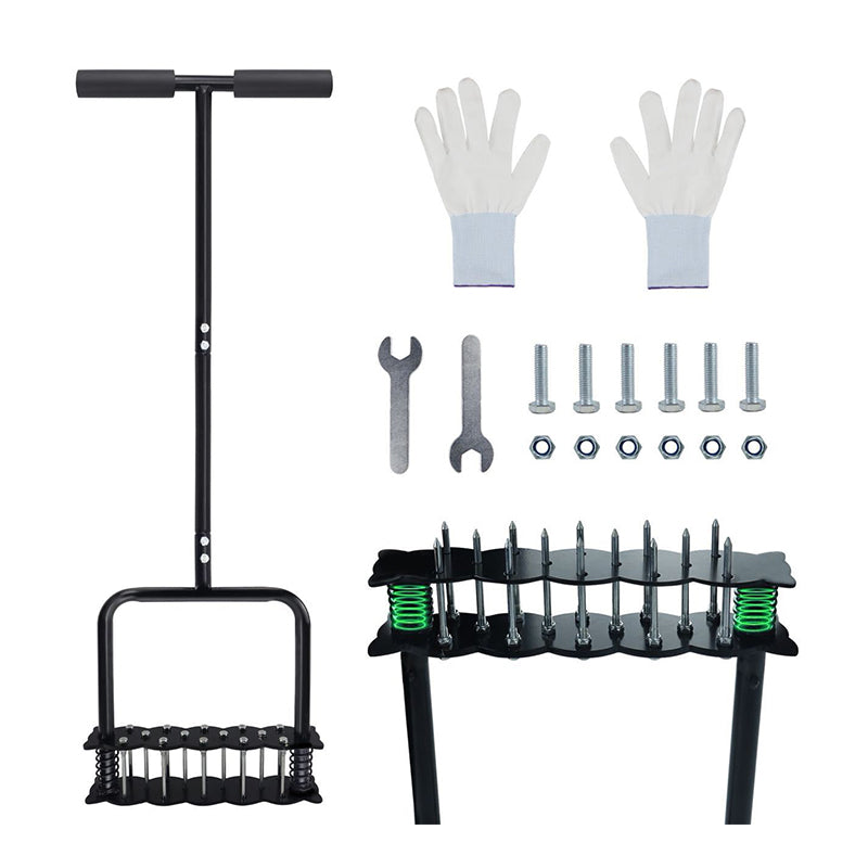 🌱 Healthier Lawn, Less Effort – Foot-Pedal Coring Aerator for Compacted Soil. 50% Off. UK Stock