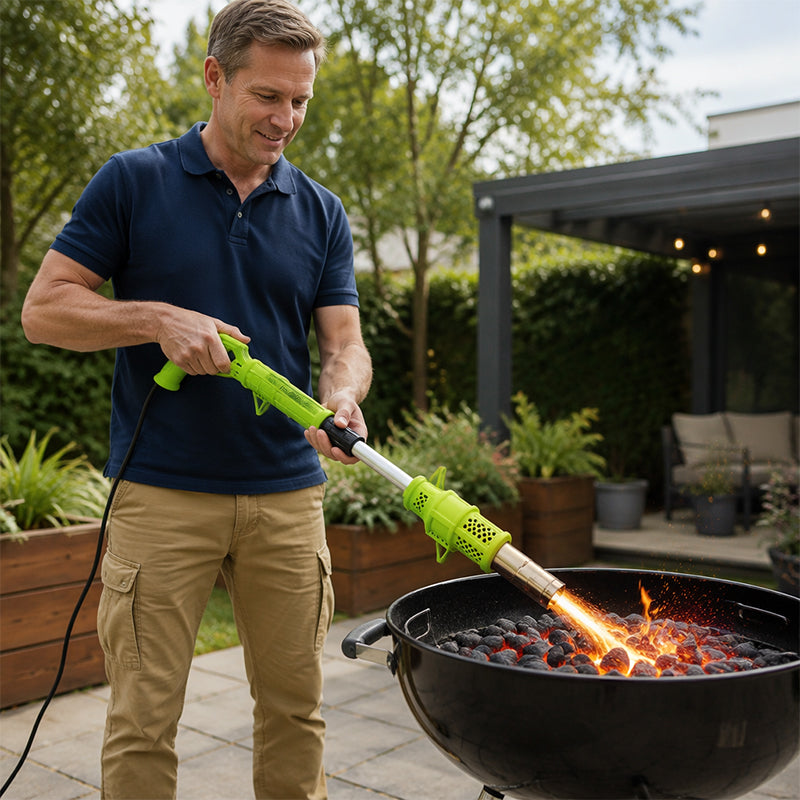 🔥 49% OFF NOW! 🌿 Electric Weed Burner – 650°C flame, two-speed control & extended handle – Chemical-free weeding for your garden 🛠️
