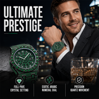 ⏳Limited-time 49% off⏰Men's Luxury Sparkling Quartz Watch💚⌚