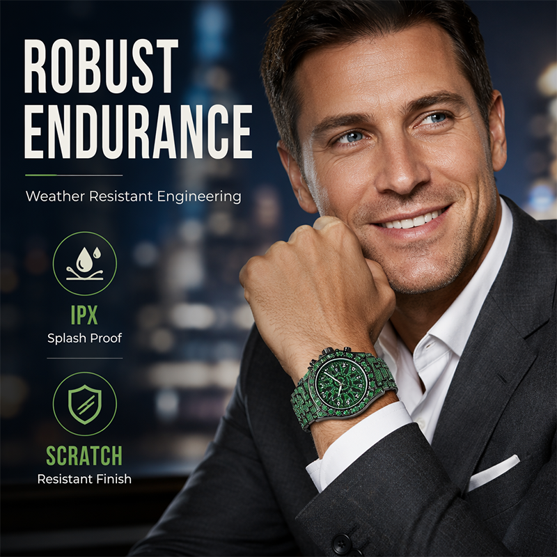 ⏳Limited-time 49% off⏰Men's Luxury Sparkling Quartz Watch💚⌚