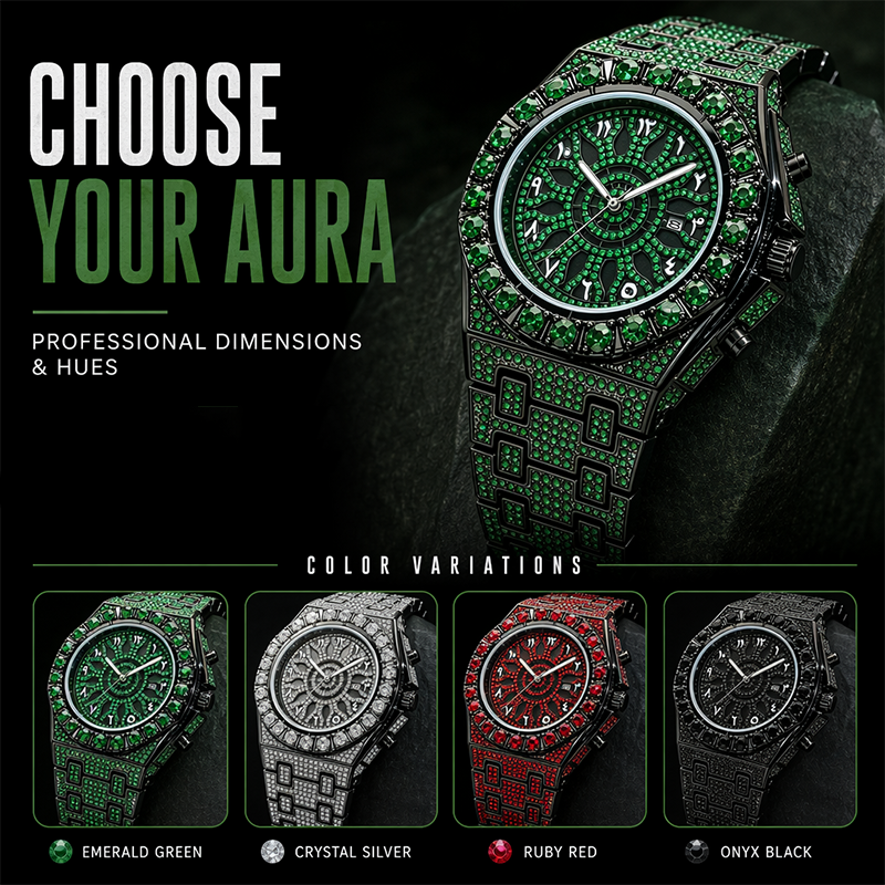 ⏳Limited-time 49% off⏰Men's Luxury Sparkling Quartz Watch💚⌚