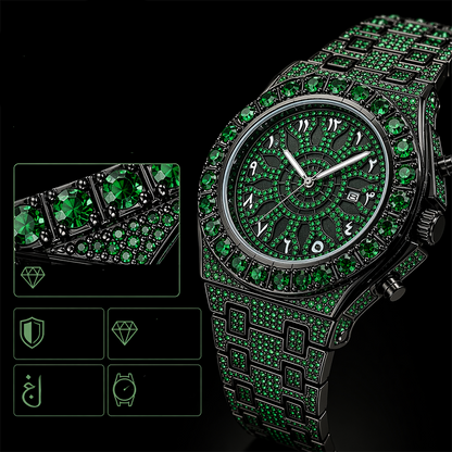 ⏳Limited-time 49% off⏰Men's Luxury Sparkling Quartz Watch💚⌚