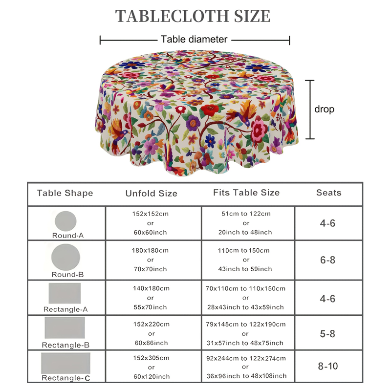 🌸 49% OFF NOW! 🍽️ Retro Floral Tablecloth – Vintage print, stain-resistant & easy-clean – Perfect for daily dining & garden parties 🌿