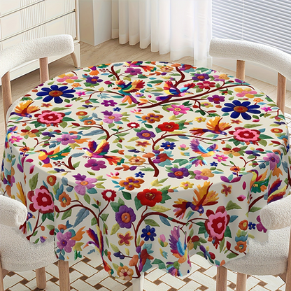 🌸 49% OFF NOW! 🍽️ Retro Floral Tablecloth – Vintage print, stain-resistant & easy-clean – Perfect for daily dining & garden parties 🌿